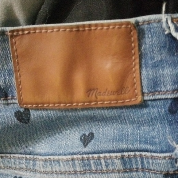 Madewell heart jeans. Size 23 - Picture 4 of 5